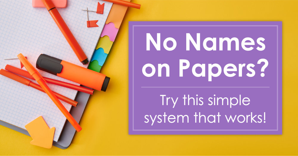 No Names on Papers? Problem Solved!