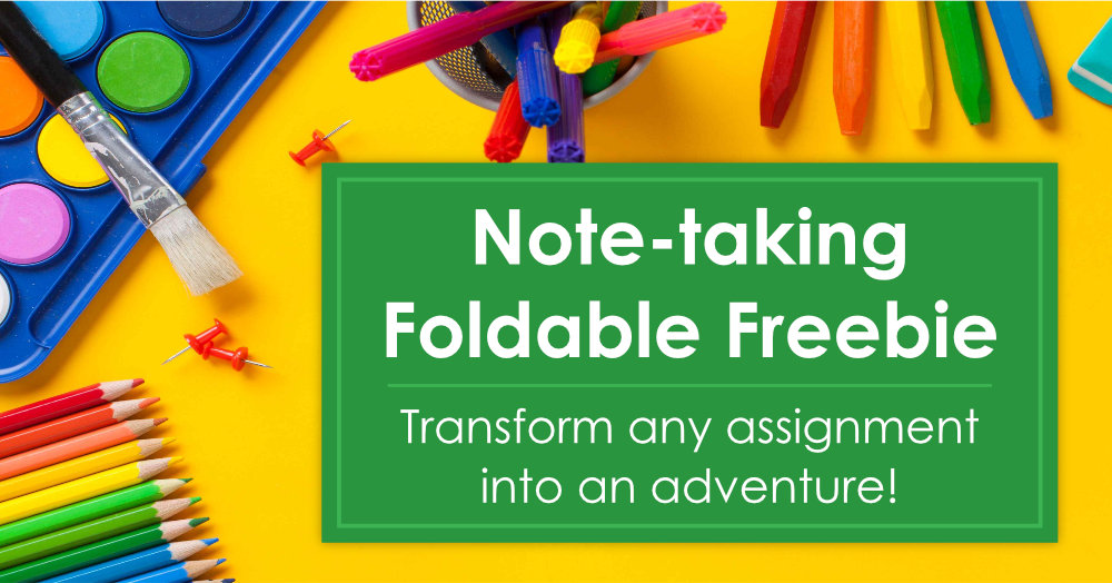 Note-taking Foldable Freebie