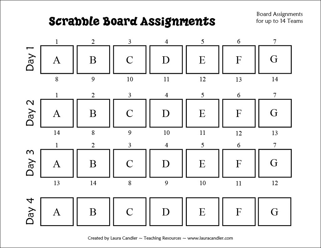 Hosting a classroom Scrabble tournament is an exciting way to foster a love of word games! This post  includes directions and free printables to make it easy.