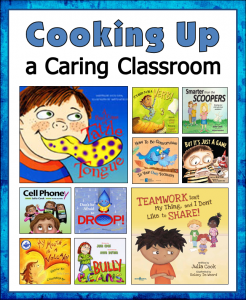 Kids love Julia Cook's books, and they're great for reading aloud during class meetings to help your students deal with issues like bullying, getting along with others, grief, and  friendship problems. Download a free "Title and Topics Checklist" to help you find the right Julia Cook book for each social skills topic you want to address.