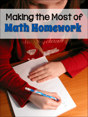 how to finish math homework fast