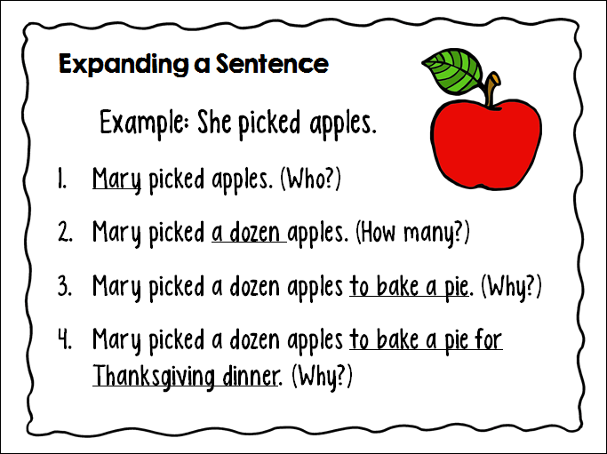 Me example. Expanded sentence examples. Interesting sentence. Expanding sentences game. Taught sentences.