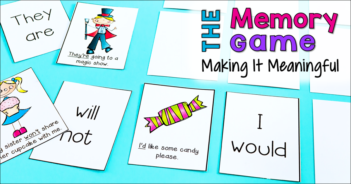 The Memory Game: Making It Meaningful