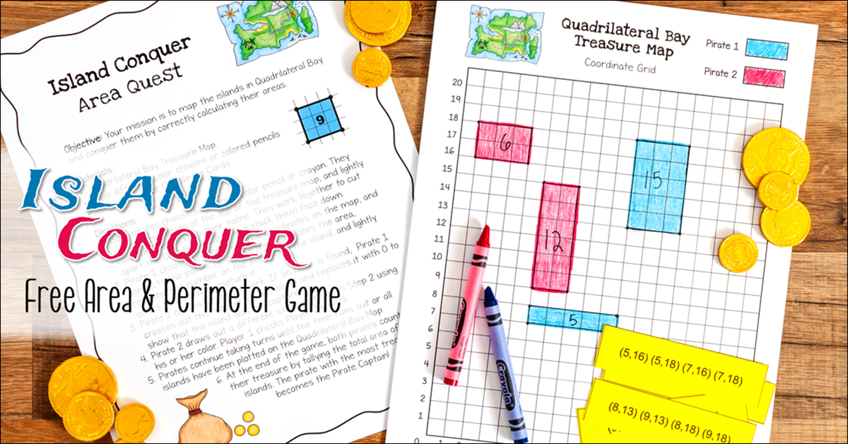 Island Conquer: Free Pirate-Themed Math Center Game!