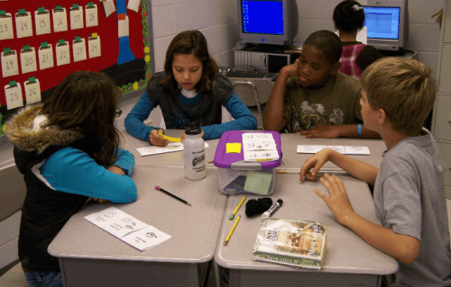 Cooperative Learning Seating - T-table formation