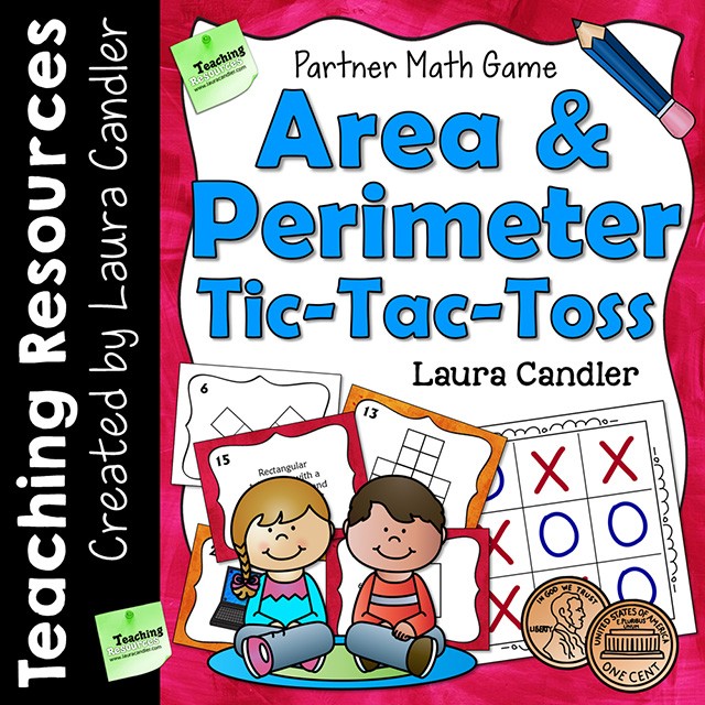 Area and Perimeter Tic-Tac-Toss | Laura Candler