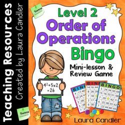 Order of Operations Bingo Level 2