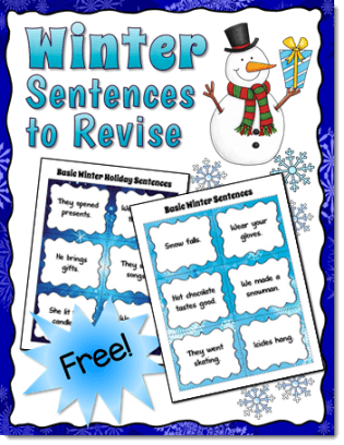 Free Winter Sentences to Revise