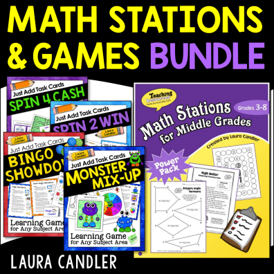Math Stations and Games Bundle