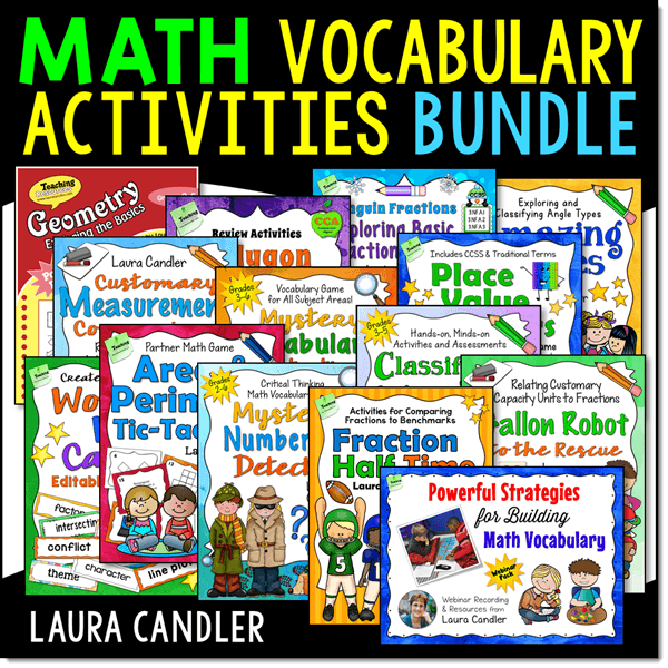 Math Vocabulary Building Bundle