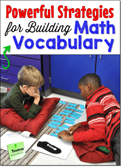 Math Vocabulary Webinar Resources