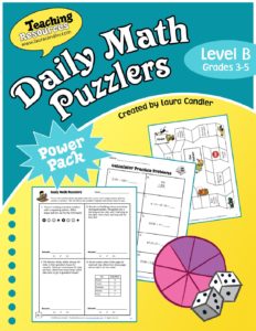 Daily Math Puzzlers Level B Color | Laura Candler