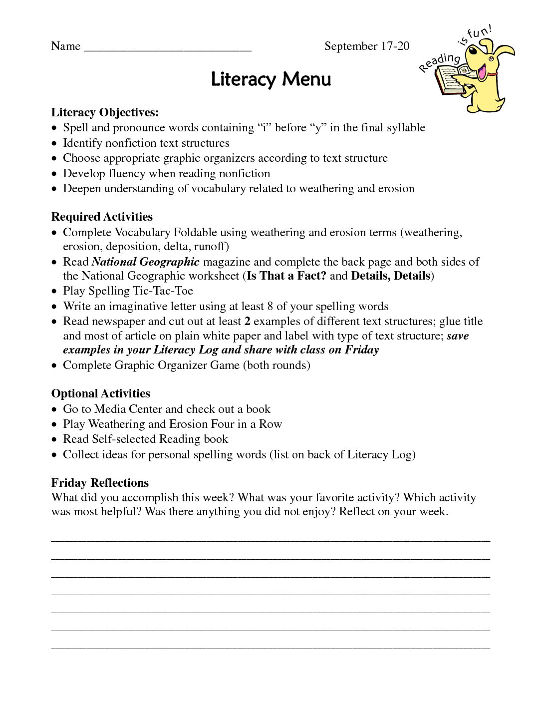 Literacymenu | Laura Candler