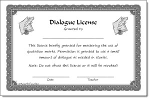 Dialogue License Freebie