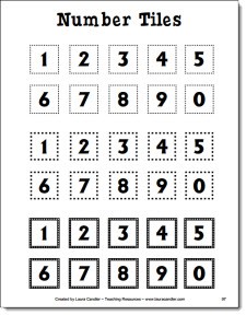 Number Tile Patterns