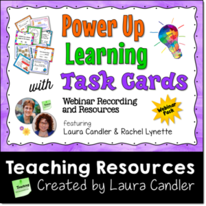 Power Up Learning with Task Cards
