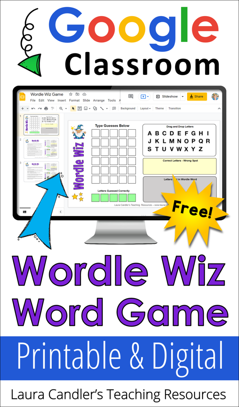 Wordle Wiz Game: Free Kid-friendly Version Of Wordle