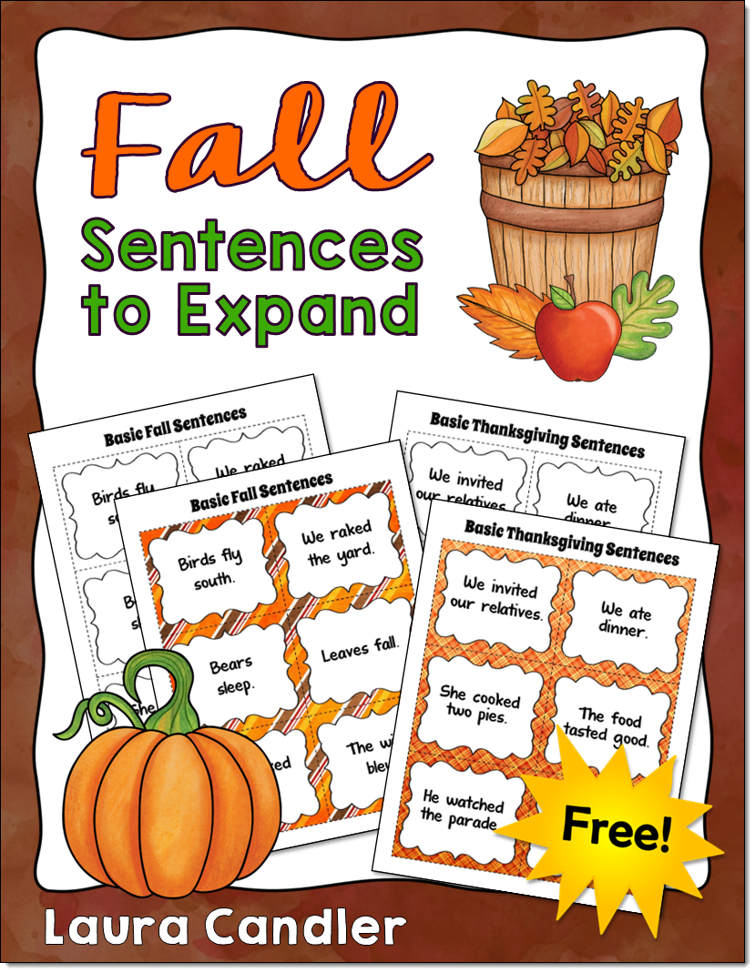 Fall Sentences Freebie