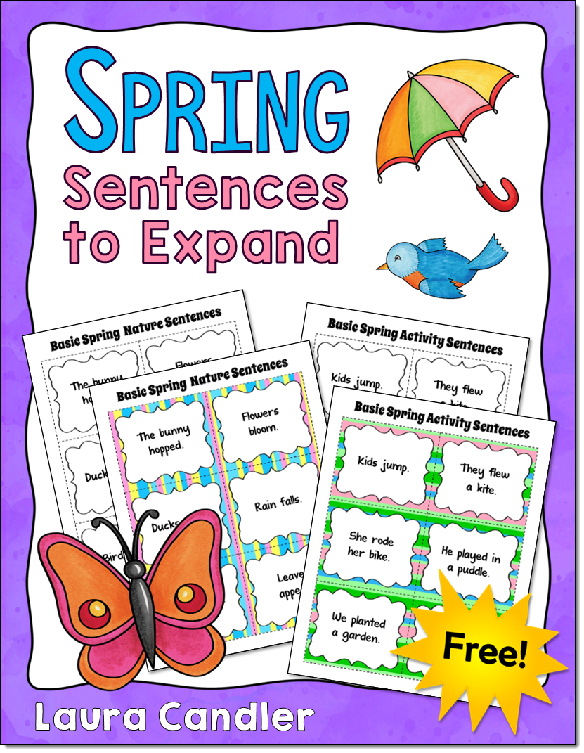 Spring Sentences Freebie