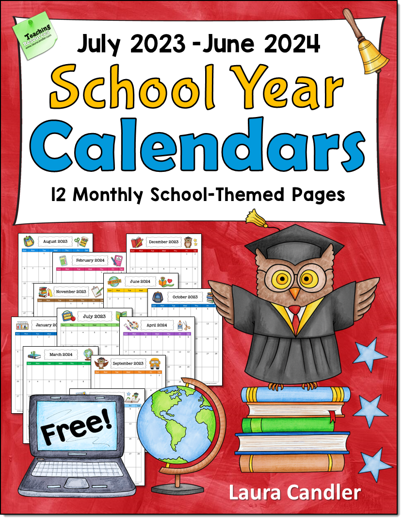 Free School Year Calendar