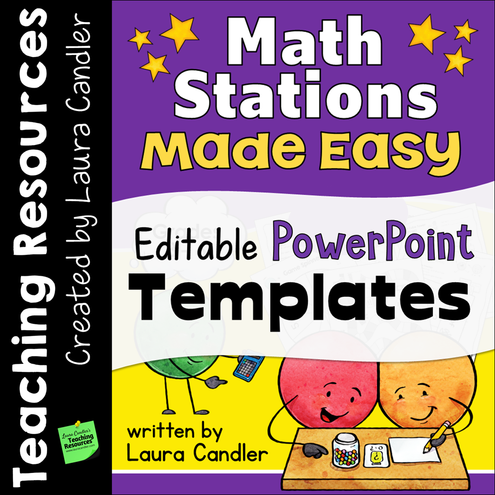 Math Stations with Editable Templates