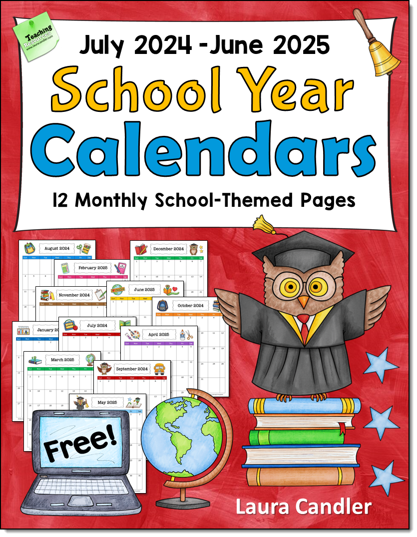 Free School Year Calendar