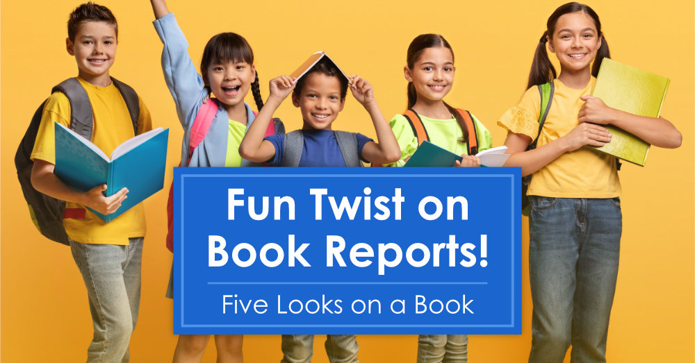 Five Looks on a Book is a simple and fun activity that offers a fun twist on the traditional book report. Students name five adjectives that describe their book and then write one supporting detail for each adjective. Freebie in the post!