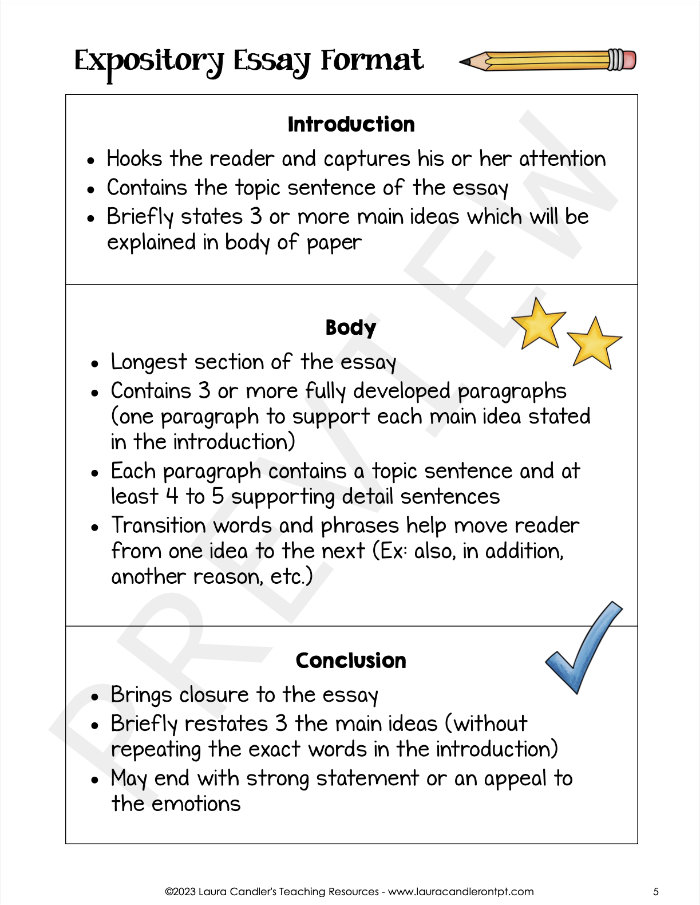 Expository Essay Format