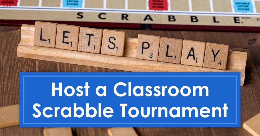 Hosting a classroom Scrabble tournament is an exciting way to foster a love of word games! This post includes directions and free printables to make it easy.