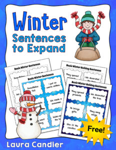 Winter Sentences to Expand Freebie