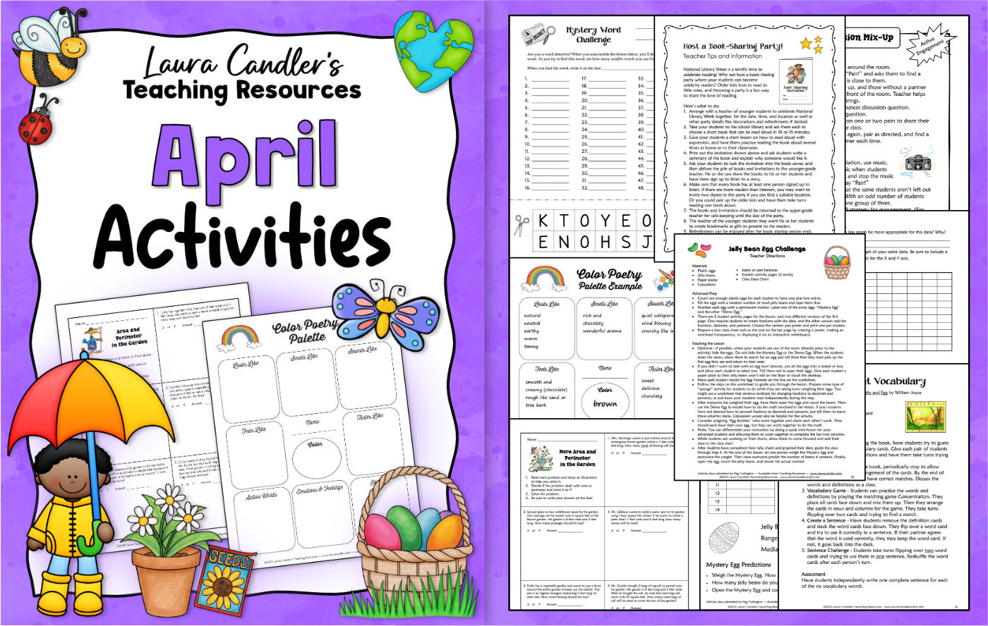 April Teaching Resources